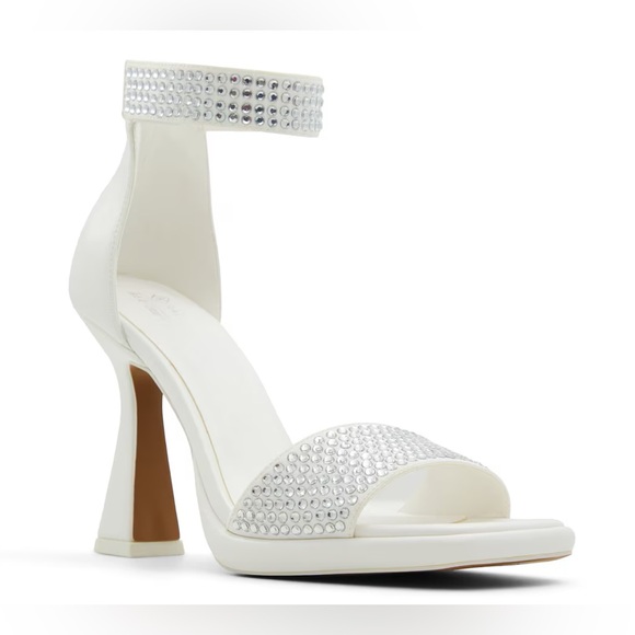 Call It Spring - Women's Lorii Heeled Sandal - White - size 10 - new - Picture 1 of 10